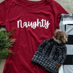 NAUGHTY t shirt